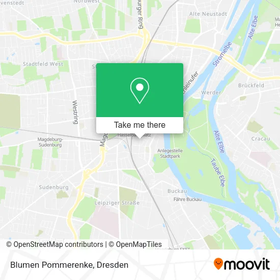 Карта Blumen Pommerenke