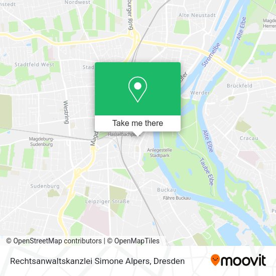 Карта Rechtsanwaltskanzlei Simone Alpers