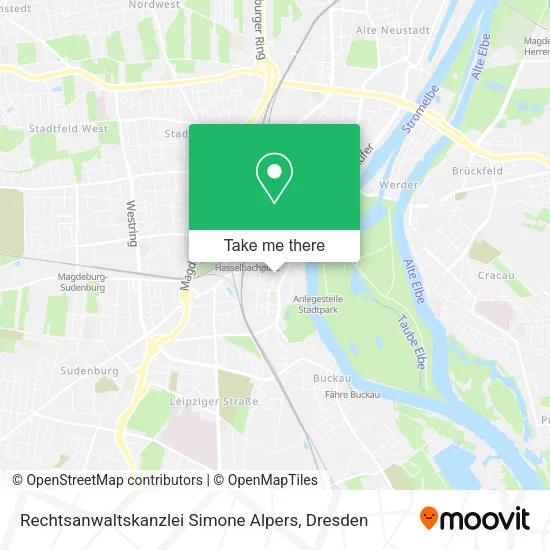 Карта Rechtsanwaltskanzlei Simone Alpers