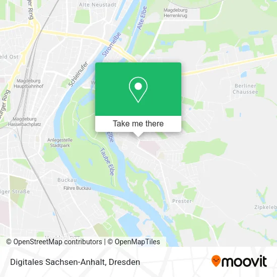 Карта Digitales Sachsen-Anhalt