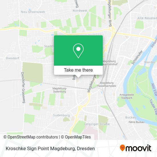 Карта Kroschke Sign Point Magdeburg