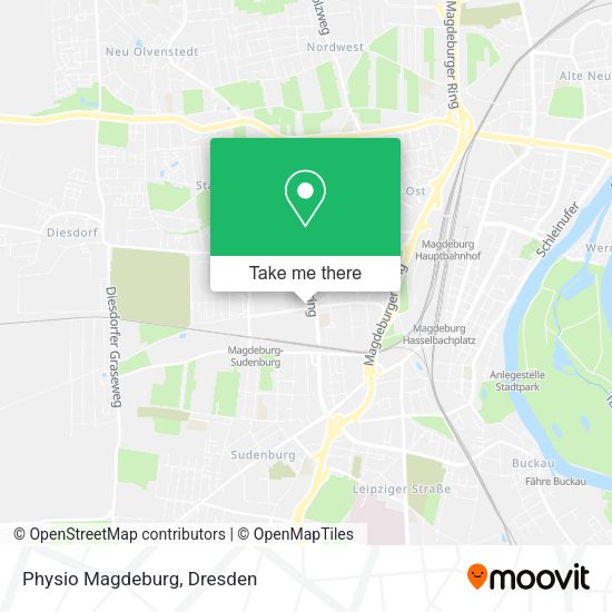 Карта Physio Magdeburg