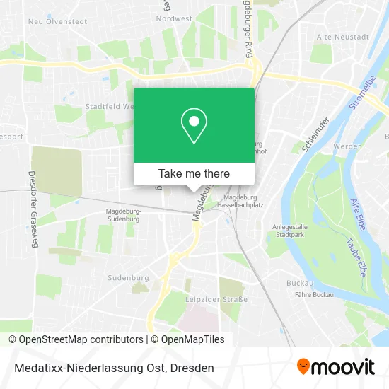 Карта Medatixx-Niederlassung Ost