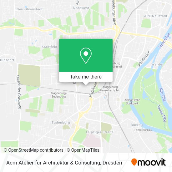 Карта Acm Atelier für Architektur & Consulting