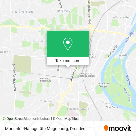 Карта Monsator-Hausgeräte Magdeburg