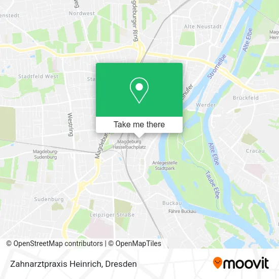 Карта Zahnarztpraxis Heinrich