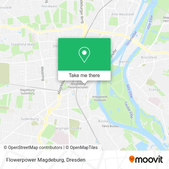 Карта Flowerpower Magdeburg