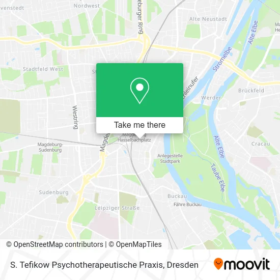 Карта S. Tefikow Psychotherapeutische Praxis