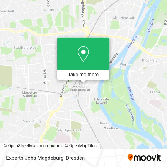 Карта Experts Jobs Magdeburg