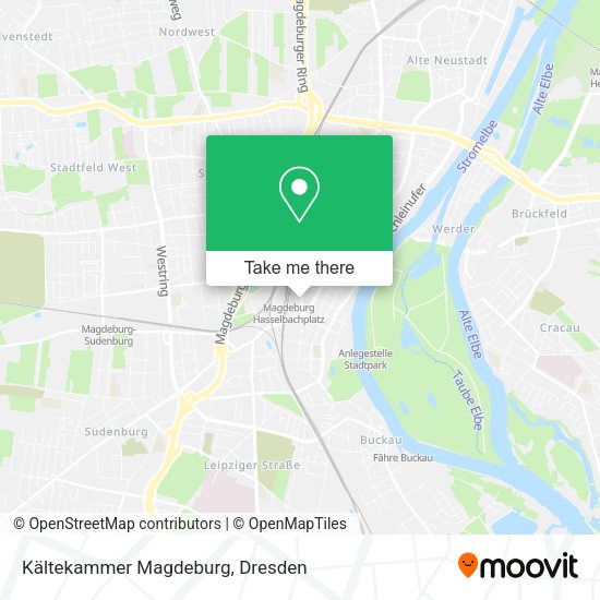 Карта Kältekammer Magdeburg