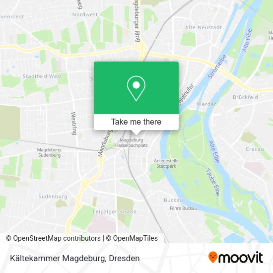 Карта Kältekammer Magdeburg