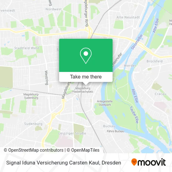 Карта Signal Iduna Versicherung Carsten Kaul