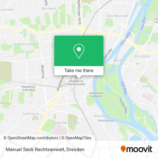 Карта Manuel Sack Rechtsanwalt