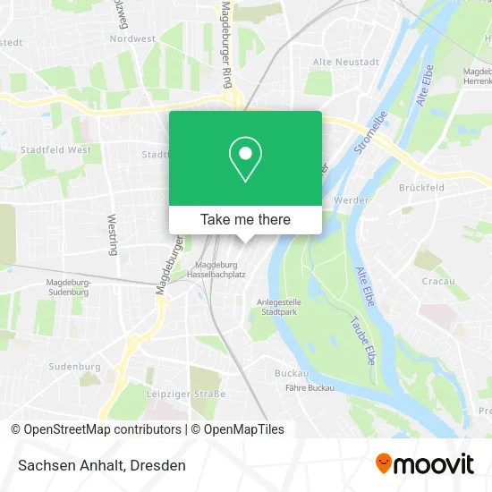 Карта Sachsen Anhalt