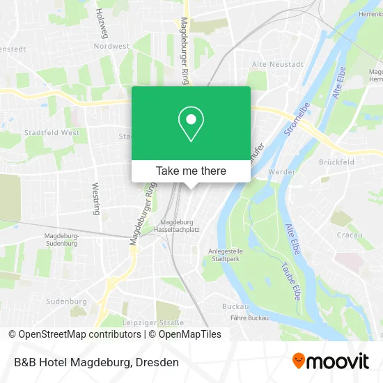 Карта B&B Hotel Magdeburg