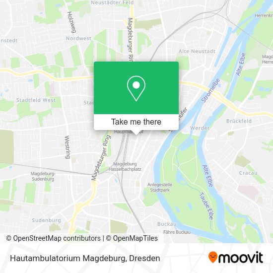 Карта Hautambulatorium Magdeburg