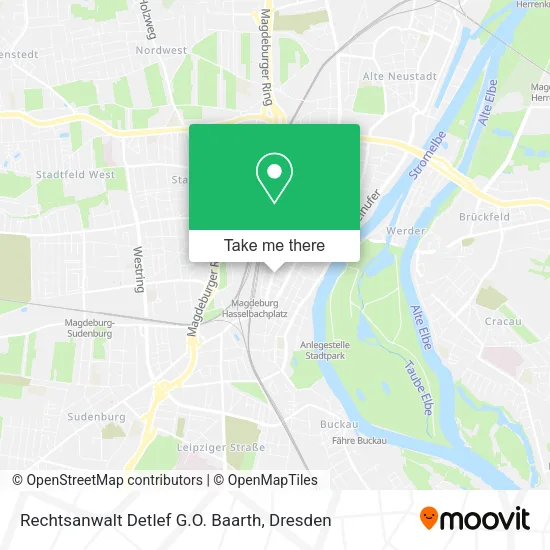 Карта Rechtsanwalt Detlef G.O. Baarth