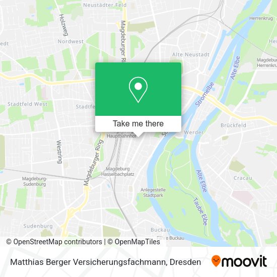 Карта Matthias Berger Versicherungsfachmann