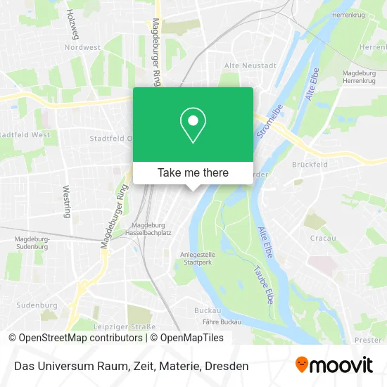 Карта Das Universum Raum, Zeit, Materie