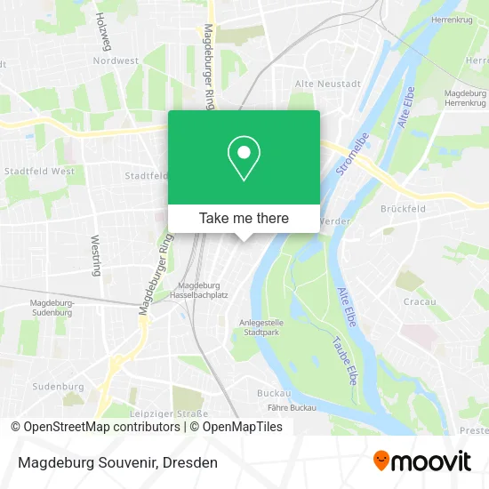 Карта Magdeburg Souvenir