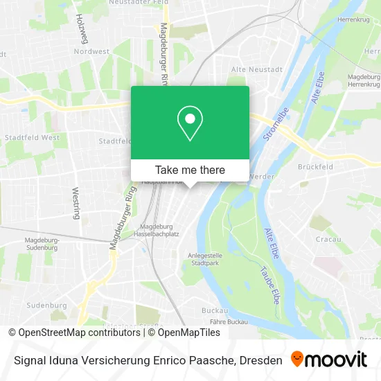 Карта Signal Iduna Versicherung Enrico Paasche