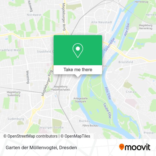Карта Garten der Möllenvogtei