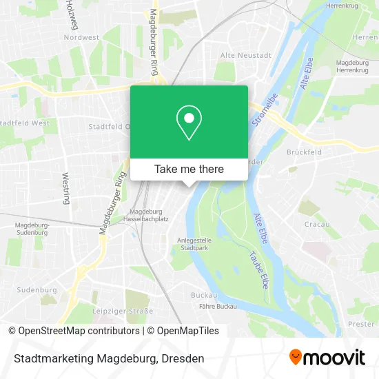 Карта Stadtmarketing Magdeburg