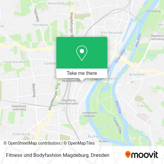 Карта Fitness und Bodyfashion Magdeburg