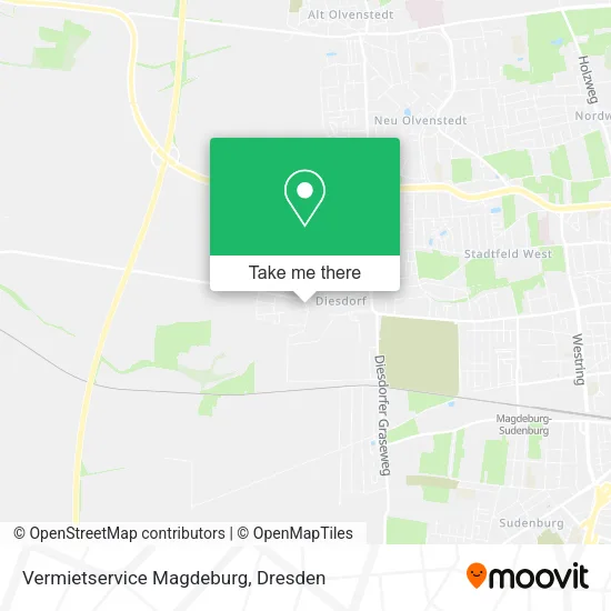 Карта Vermietservice Magdeburg