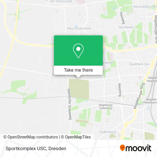 Карта Sportkomplex USC