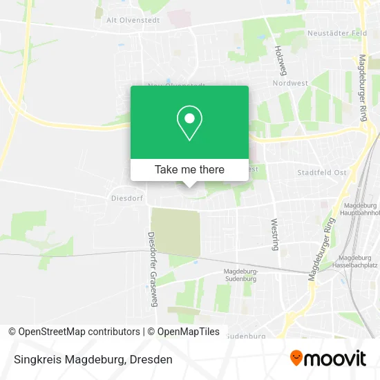 Карта Singkreis Magdeburg