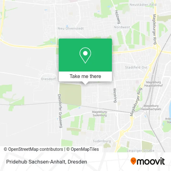 Карта Pridehub Sachsen-Anhalt