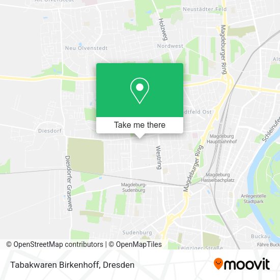 Карта Tabakwaren Birkenhoff