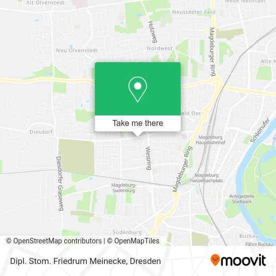 Карта Dipl. Stom. Friedrum Meinecke