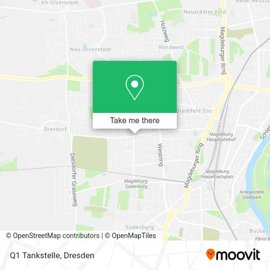 Карта Q1 Tankstelle