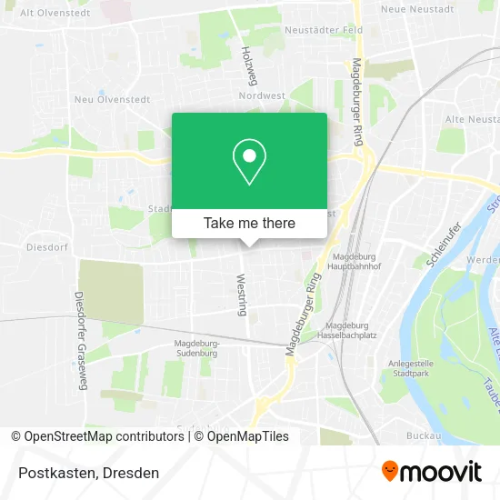 Карта Postkasten