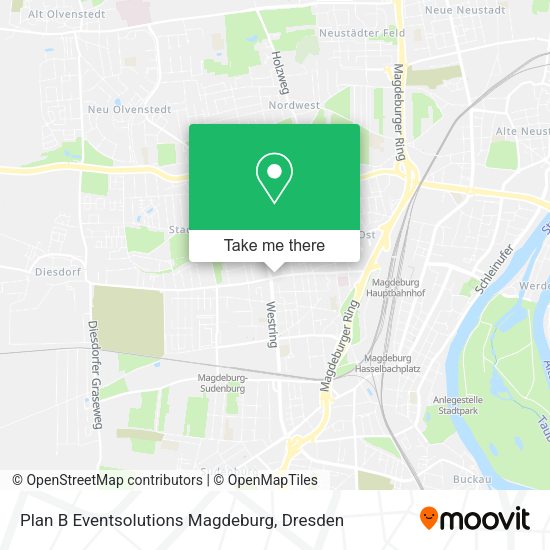 Карта Plan B Eventsolutions Magdeburg