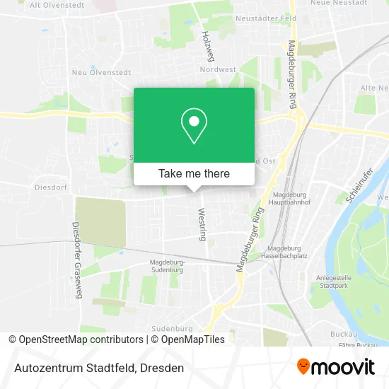 Карта Autozentrum Stadtfeld