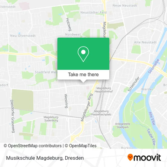 Карта Musikschule Magdeburg