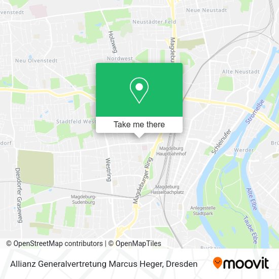Карта Allianz Generalvertretung Marcus Heger