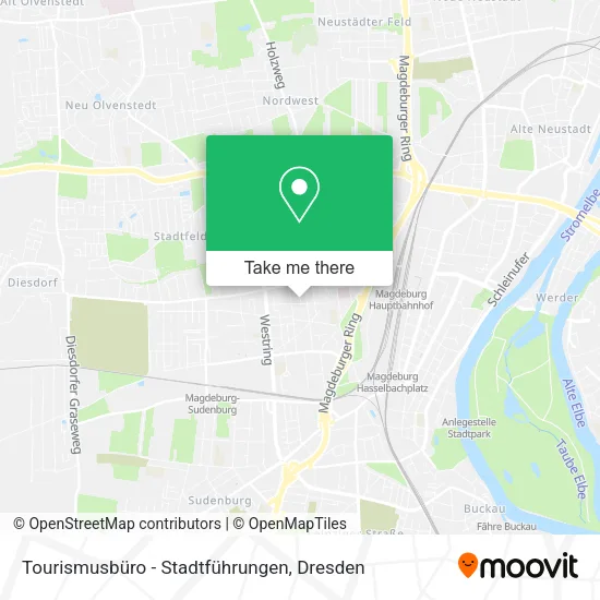 Карта Tourismusbüro - Stadtführungen