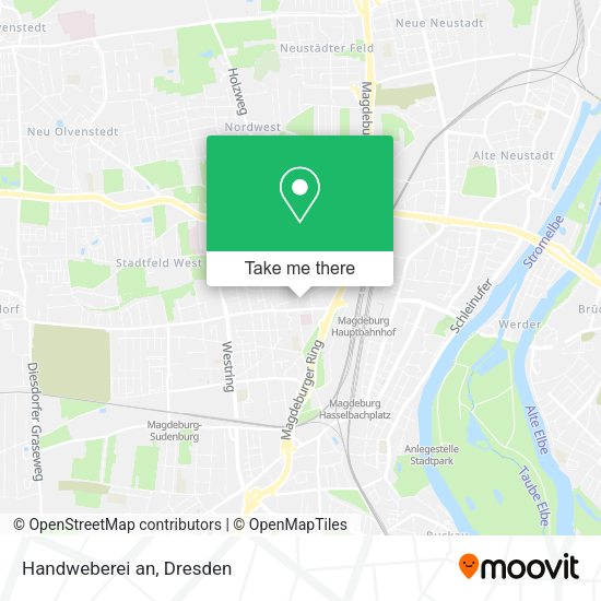 Карта Handweberei an