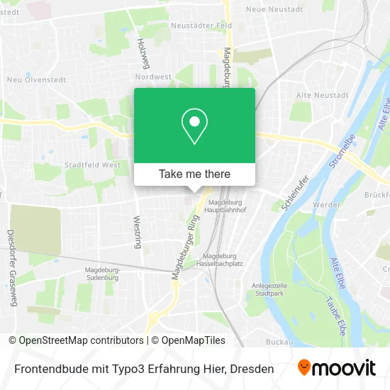 Карта Frontendbude mit Typo3 Erfahrung Hier