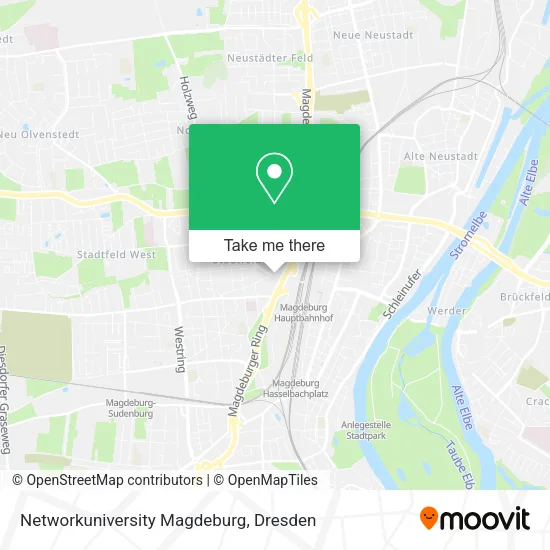 Карта Networkuniversity Magdeburg