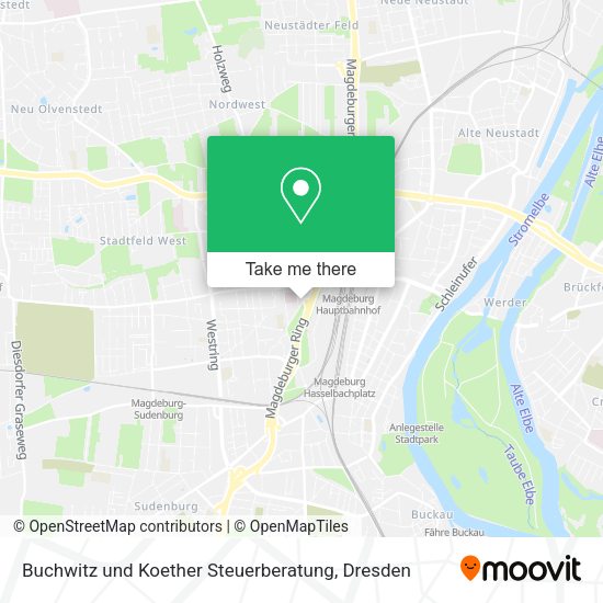 Карта Buchwitz und Koether Steuerberatung