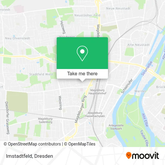 Карта Imstadtfeld