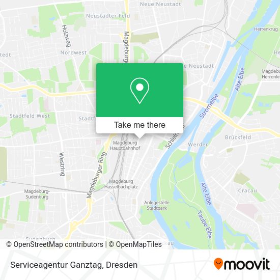 Карта Serviceagentur Ganztag