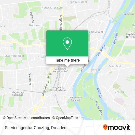 Карта Serviceagentur Ganztag