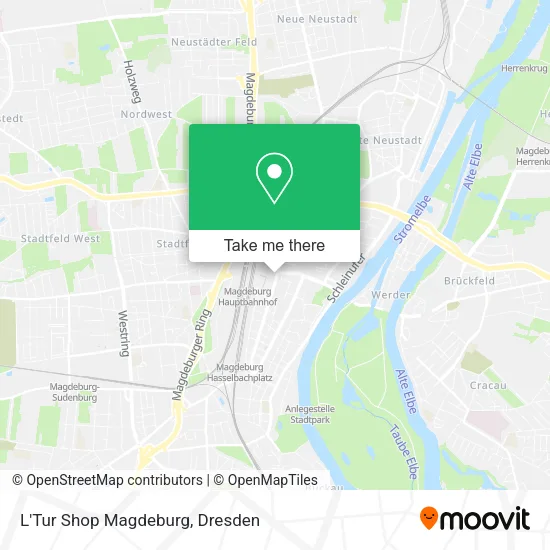 Карта L'Tur Shop Magdeburg