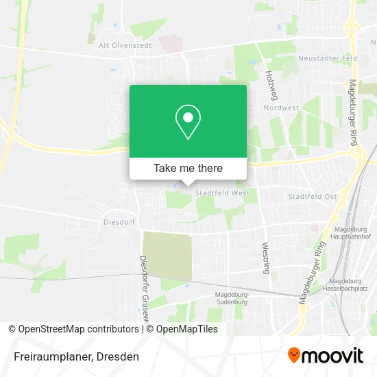Карта Freiraumplaner